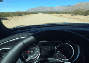 driving dirt road