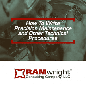 course logo for How to Write Precision Maintenance and Other Technical Procedures